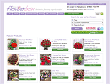 Tablet Screenshot of flowerbox.je