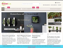 Tablet Screenshot of flowerbox.de